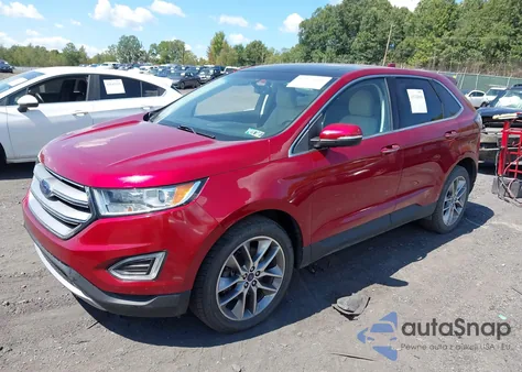 2016 Ford Edge Titanium из США, поврежденный, VIN 2FMPK4K81GBC33540